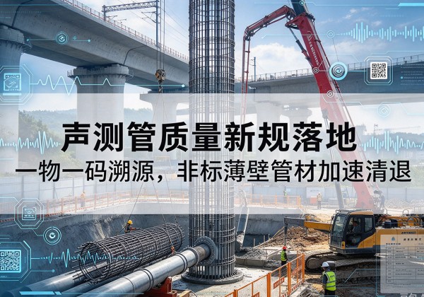 鹤庆声测管质量新规落地，一物一码溯源，非标薄壁管材加速清退