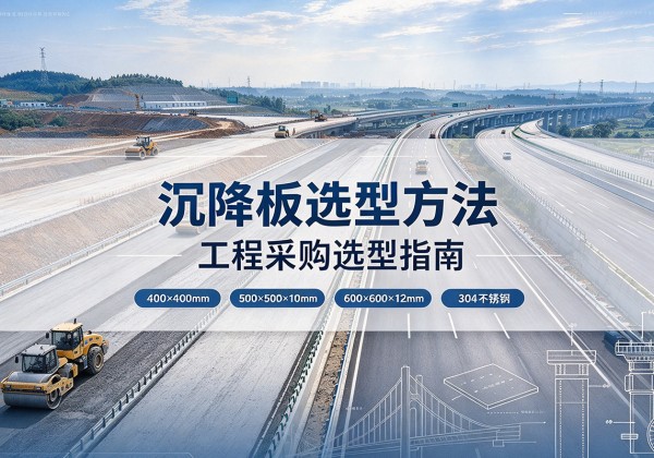 鹤庆沉降板选择方法